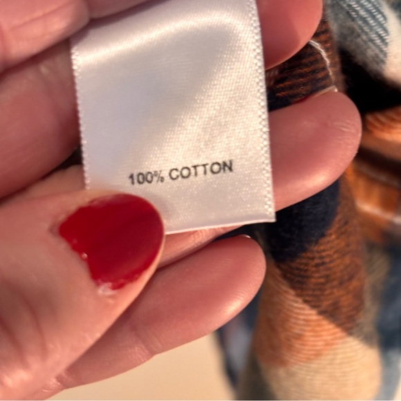 NWT Rowm Nomad Collection Long Sleeve Portuguese Flannel Plaid Shirt, size 3XB - Picture 7 of 13